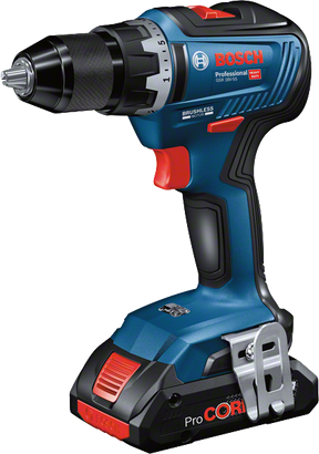 Bosch GSR 18V-55 akku-boremaskine med ProCORE-batteri.